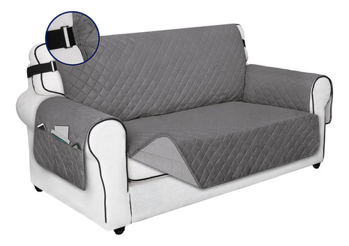 Purefit Funda De Sofa Reversible Resistente Al Agua, Lavable