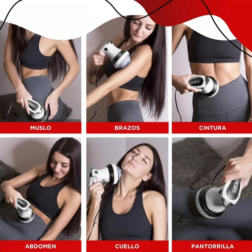 Imagen 3 de 10 de Masajeador Turbo Cuerpo P/ Cremas Masaje Anticelulitis (w11)
