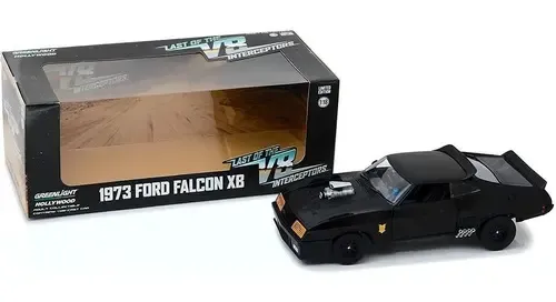 Ford Falcon Xb Mad Max 1973 Greenlight 1/18 Last Of V8 Color Black