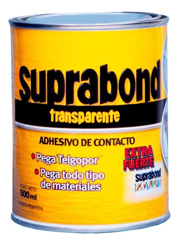 Suprabond Adhesivo Contacto Extra Fuerte Transparente 500 Ml