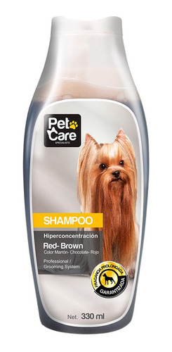 Imagen 1 de 1 de Shampoo Pet Care Groming Red-brown De 330ml