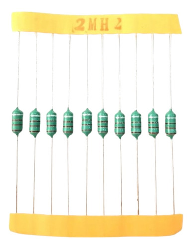 Kit 05 Indutor Axial 2mh2 2,2mh 10% 1w