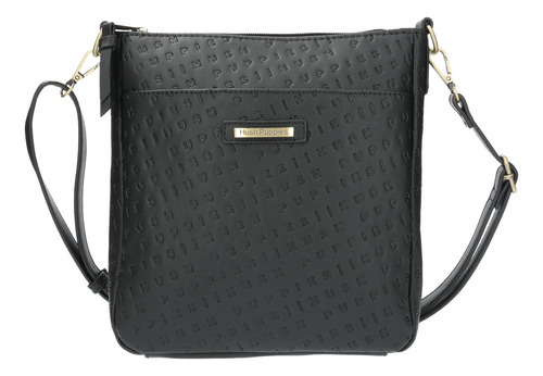 Cartera Hush Puppies V23of Hilton Cross Negro Mujer