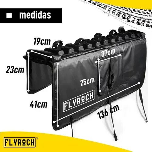 Portabicicletas Para Portalon Camioneta Pick-up Pad Flyrock