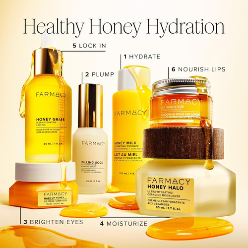 Farmacy Hydrating Essence - Hydrating Honey Milk Toner + ...