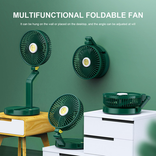 Zh Ventilador De Escritorio Led De 7 Pulgadas,