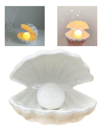 Lámpara De Concha Luz De Noche Led Luz De 140x150x165mm