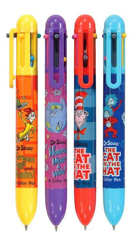 Bolígrafos Retráctiles Dr. Seuss 6 En 1 (paquete De 1...