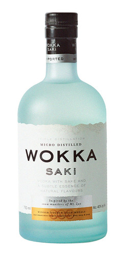 Vodka Wokka Saki Vodka Con Sake Botella 750ml Bebidas Tragos