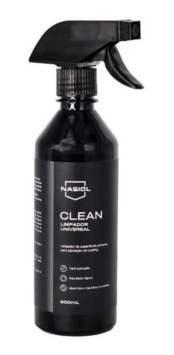 Nasiol Clean Limpador E Revelador De Hologramas 500 Ml