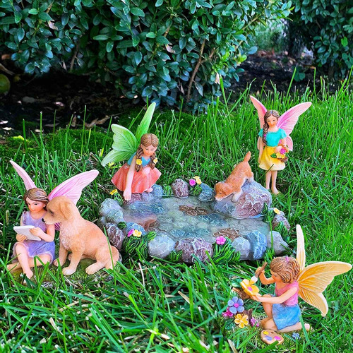 Hada Del Jardín En Miniatura Pond Kit - Figurines Y Accesori