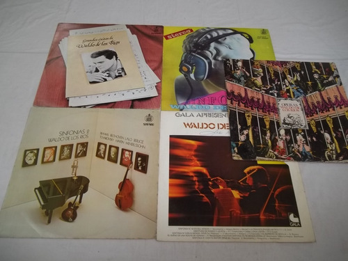 Lp Vinil - Waldo De Los Rios 1971 - 5 Discos