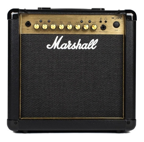 Amplificador Guitarra Marshall Mg15gfx Gold Combo 15w 110v