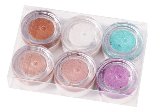 Set Cosmético De Sombras De Ojos En Polvo, Paletas De Maquil