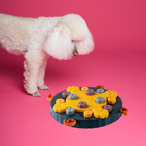 Perro Mascota Alimentador Lento Inserto Alimentador Azul Perro Mascota Alimentador Lento Inserto Alimentador Azul