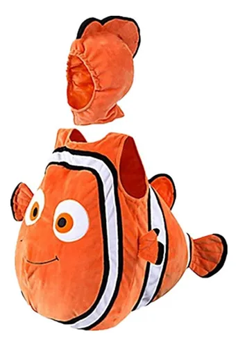Disfraz De Nemo, Pequeño Pez Amarillo Con Capucha Para Bebé