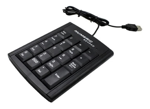 Teclado Numérico Usb Mini Portátil Ergonómico Teclas Suaves