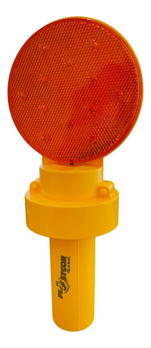 6 Sinalizador Automático Led Viário Resistente Chuva Desvio