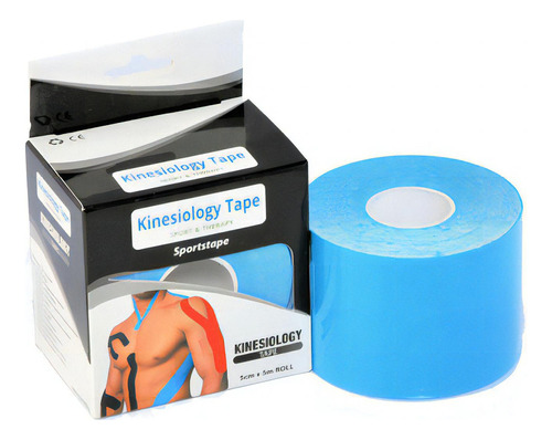 Kit 4 Bandagens Kinesio Tape Elástico Funcional 5cm X 5m