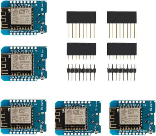 Hiletgo 5 Uds Mini Esp8266 Esp-12f Mini Nodemcu Lua 4m Bytes