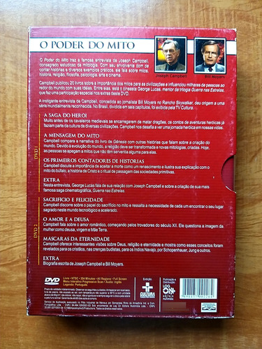 Dvd Duplo O Poder Do Mito - Joseph Campbell E Bill Moyers (Usado)