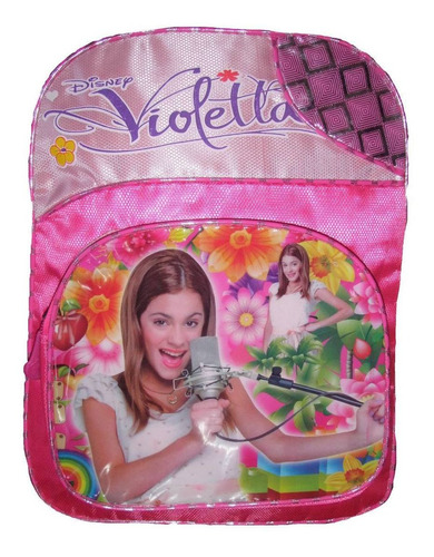 Mochila Jardin Violeta - Tini 31 X 24 X 8 Tela Rasada