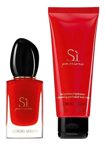 Perfume Mujer Armani Si Passione Edp 30ml Body Lotion Set