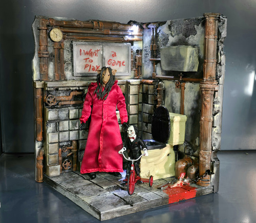 Saw Neca Tamaño Maqueta Diorama Para Escala Neca O Similares