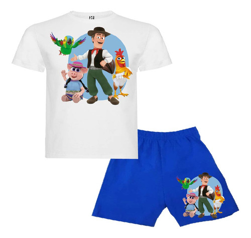 Pijama Corto Niños Algodon Pocoyo