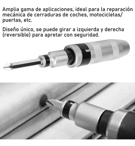 Juego De Destornilladores De Impacto 13 Piezas Multiusos
