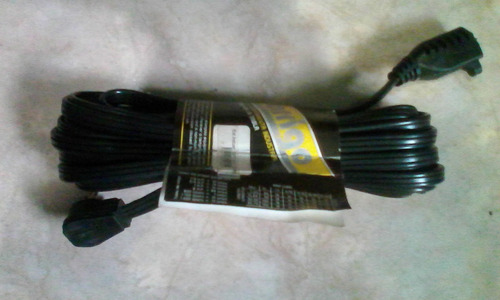 Extension Electrica Spt Negra 3x16 7,62 Mts