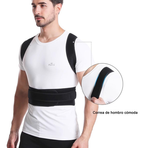 Corrector Postural Unisex Con Soporte Ajustable Para Espalda