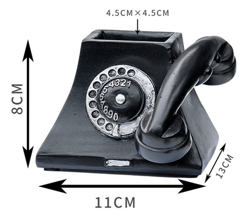 Maceta Pequeña Con Forma De Teléfono Para Suculentas Con Ori