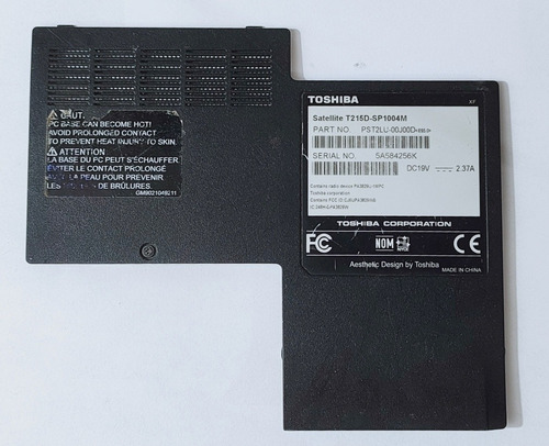 Toshiba T215d Tapa Memoria Ram U46-15