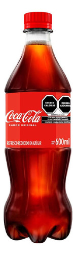 Coca Cola 600 Ml Botella De Plástico 24 Pz