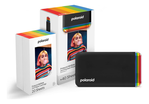 Polaroid Hi-print + Paquete De Papel - Impresora Sublimadora