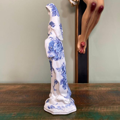 Imagem Nossa Senhora Das Graças Decorada 30cm Decoupage