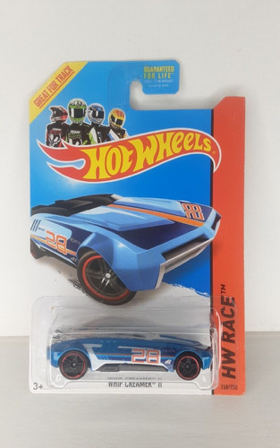 Hot Wheels  Race Whip Creamer Ii Blue 2013 Diecast Car 