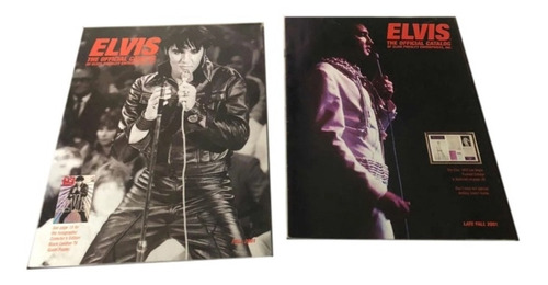 Revista Lote Catalogo Elvis Presley 2001 Coleccion Original
