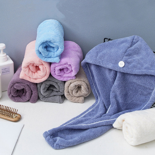 Toalla Microcapilar Y Gorro De Ducha De Secado Rápido Para M