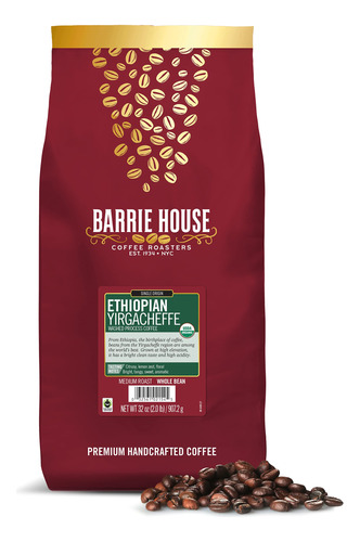 Barrie House Caf De Grano Entero Etope Yirgacheffe De Origen