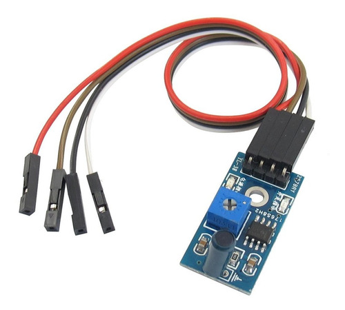 1-channel 4 Pine Vibracion Sensor Modulo Para Vehiculo 3.3 