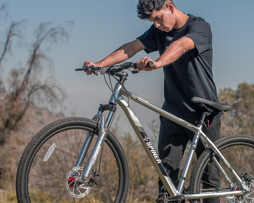 Bicicleta Mtb Spiner Aro 29 Modelo Denver Color Plateado Tamaño Del Cuadro 19