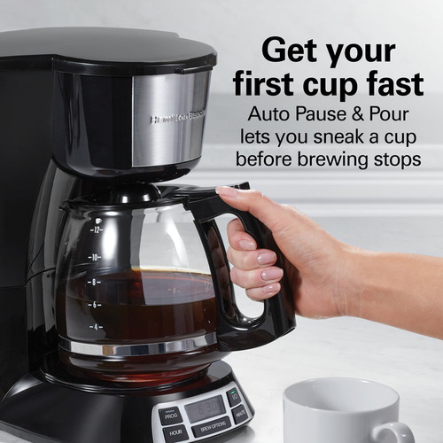 Cafetera Programable Hamilton Beach Brew 12 Tazas Renewed (Reacondicionado)