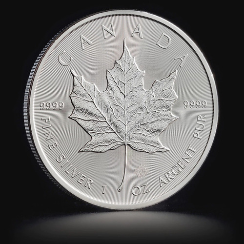 Moneda Canada Maple Leaf Hoja Arce 1 Onza Plata Pura Ag 9999