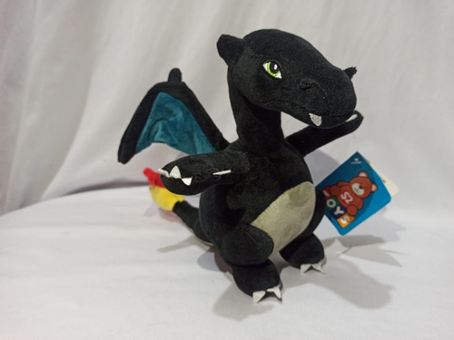Dragão De Pelúcia Com Asa Desenho Animado Colorido Realista