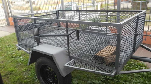 Imagen 5 de 11 de Trailer Con Tapa Y Soporte Para 5 Bicicletas