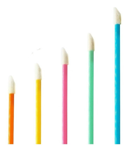 Aplicadores Para Labios Desechables Paquete 25 Und Amarillo