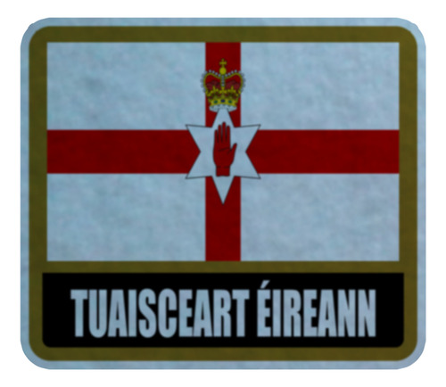 Parche Felpa Para Coser 9cm Set X4 Bandera Irlanda Irlanda Del Norte-02 Irlanda Del Norte-02