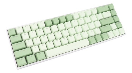 Teclado Mecânico Com Luz De Fundo Dinâmica Rgb Sem Fio De 68